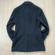 【Paul Smith COLLECTION/ポールスミス コレクション】ショート コート L グレー ウール ミンク カシミヤ混 暖かい生地感 秋冬 ＃12_画像3