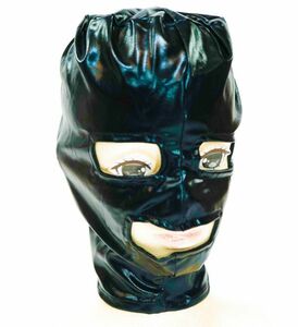 . bundle . mask mask mask mask .. small demon mask dance PU leather SM