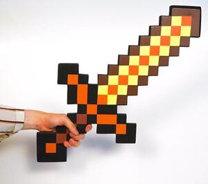 コスプレ マインクラフト 金の剣 薄　クリーパー 武器 ソード 刀 剣 黄色