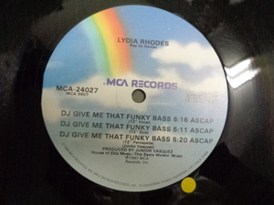 LYDIA RHODES/DJ GIVE ME THAT FUNKY BASS/4431
