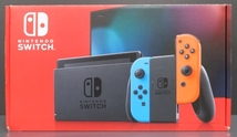 【簡易動作確認済】Nintendo Switch 本体 (ニンテンドースイッチ) Joy-Con(L) ネオンブルー/(R) ネオンレッド_画像1