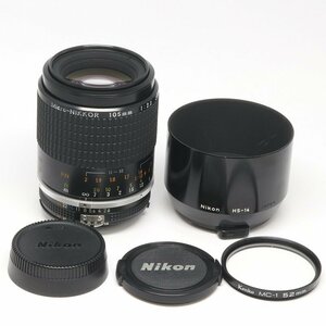 Nikon ニコン Ai Micro-NIKKOR 105mm F2.8S マクロニッコール レンズ マクロ 接写 （質屋 藤千商店）