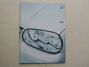 [ catalog only ] VW Golf 4 generation 1J type 2001 year thickness .42P Volkswagen catalog Japanese edition 