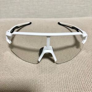 調光サングラス ホワイト UV400 サイクリング