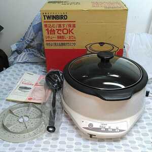 TWINBIRD 深型グリルなべ EP-4210 2003年製 未使用 長期保管品 送料無料