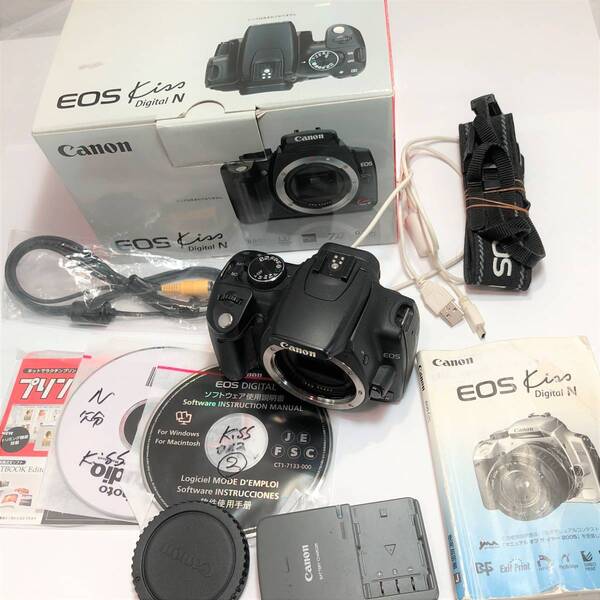 送料無料★人気★ キャノン canon EOS DIGITAL N ボディ 元箱説明書付
