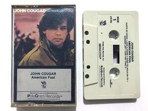■カセットテープ■ジョン・クーガー John Cougar『American Fool』「青春の傷あと」収録■洋楽カセット出品中 同梱8本まで送料185円
