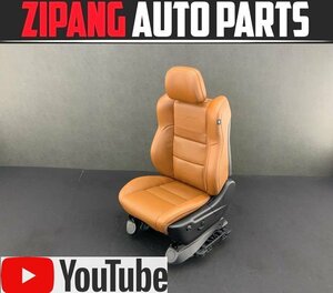 JE004 WK57A Jeep Grand Cherokee SRT8 electric original leather left front seat heater attaching passenger's seat * Brown [ animation equipped ]* * prompt decision *