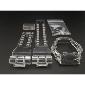 カシオ CASIO G shock GR-8900 GW-8900 GWX-8900 用 クリア ベルト ケース セット
