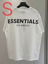 FOG ESSENTIALS エッセンシャルズ　白ＳサイズバックロゴTシャツ_画像1