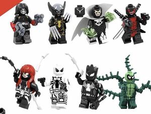 翌日発送　8体セット　マーベル　アベンジャーズ　ミニフィグ ブロック　LEGO レゴ　互換　ミニフィギュア　m59 j 