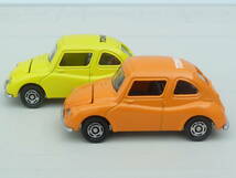 【希少 非売品】TOMICA トミカ スバル SUBARU 360 オレンジとイエローの２台セット _画像8