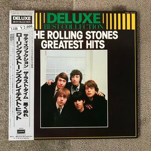 帯付き DELUXE BEST COLLECTION The Rolling Stones ローリング・ストーンズ Greatest Hits グレイテスト・ヒット レコード LP 