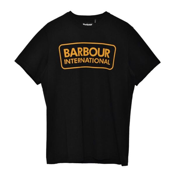 バブアー 半袖Tシャツ メンズ エッセンシャル ラージ ロゴ半袖Tシャツ BARBOUR