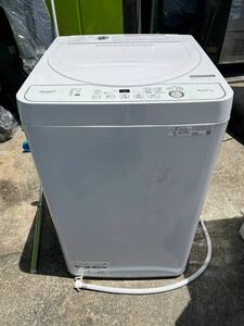 ○GW7921 SHARP シャープ 全自動洗濯機 6.0kg ES-GE6EJ-W 21年製○