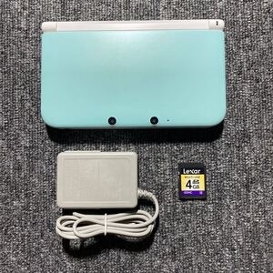 3DS ニンテンドー3DS LL 本体 ミント × ホワイト 充電器付き