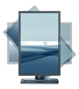 中古 美品 HP ZR24w 24インチS-IPS LCDモニター・WUXGA(1920x1200) D-Subx1/DVIx1/Displayport コード付き・昇降回転できます 大量在庫