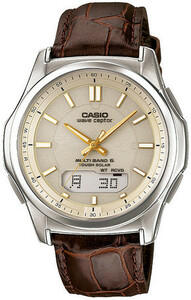 新品＠カシオ CASIO 電波 ソーラー 紳士用 ウォッチ 腕時計 紳士用/茶 WVA－M630L－9AJFの商品画像