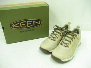  new goods KEEN key n1022300 EXPLORE WPeksp roll water proof sneakers shoes beige size 27cm unused 