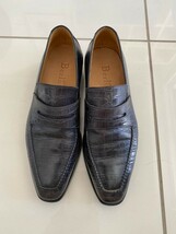 【Berluti】　ベルルッティ　アンディー　押し型　紺色　７　美品（靴底総張り替え＆靴磨き済み）_画像1