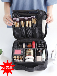 コスメバッグ持ち運び化粧品　コスメポーチ メイク　小物入れ　大容量収納ケース 