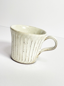 ★ 新品 マグカップ 日本製 美濃焼 粉引き シンプル かわいい おしゃれ 茶器 陶芸 焼き物 コーヒーカップ 和食器 コップ マグ カフェ 陶器