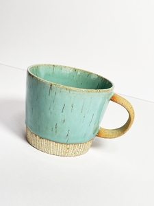 ★ 新品 マグカップ 日本製 美濃焼 ターコイズ 大きい かわいい おしゃれ 茶器 陶芸 焼き物 コーヒーカップ 和食器 コップ マグ カフェ