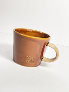 ★ 新品 マグカップ 日本製 美濃焼 ブラウン 大きい かわいい おしゃれ 茶器 陶芸 焼き物 コーヒーカップ 和食器 コップ マグ カフェ 陶器
