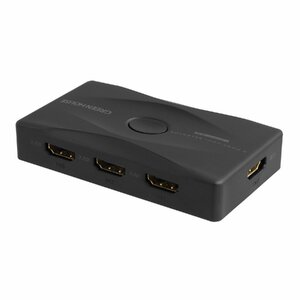 HDMIセレクタ 双方向対応 4K対応3ポート HDCP2.2 グリーンハウス GH-HSWK3-BK/0083/送料無料メール便 箱畳む ポイント消化