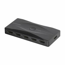 HDMIセレクタ 4K対応5ポート HDCP2.2 HDR10対応 グリーンハウス GH-HSWM5-BK/0106_画像1