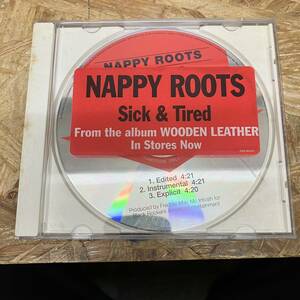 ● HIPHOP,R&B NAPPY ROOTS - SICK & TIRED INST,シングル,PROMO盤 CD 中古品