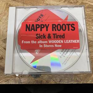 ● HIPHOP,R&B NAPPY ROOTS - SICK & TIRED INST,シングル,PROMO盤! CD 中古品