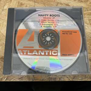 ● HIPHOP,R&B NAPPY ROOTS - HEADZ UP INST,シングル,PROMO盤 CD 中古品