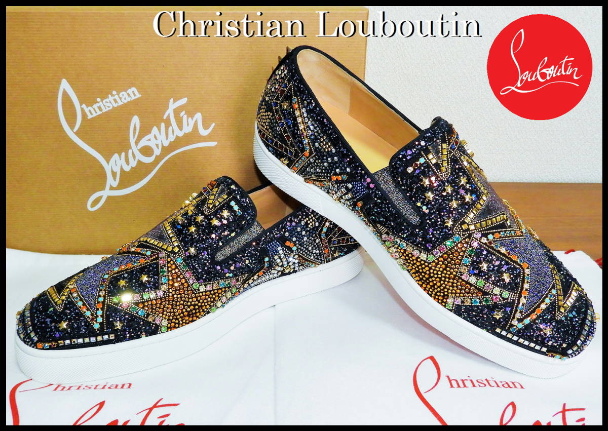 豪華 Christian Louboutin Pistozetoile Flat 正規品 クリスチャン