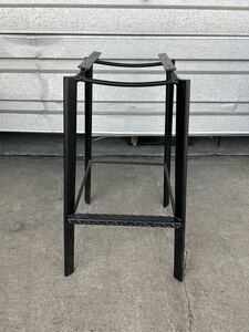 業務用 椅子 脚のみ スチール製 DIYパーツ 店舗家具 カウンターイス 黒色 チェア
