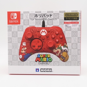 未使用!任天堂ライセンス商品/HORI ホリパッド for Nintendo Switch スーパーマリオ/ゲーム コントローラー/ニンテンドー スイッチ/6766