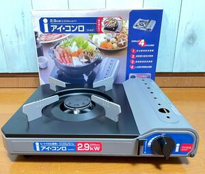 カセットコンロ アイコンロ ZA-6HP 新品、未使用 説明書付き