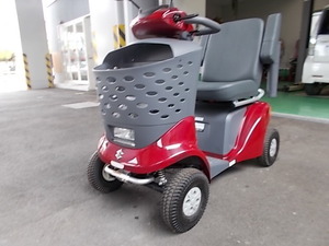 新品同様、スズキセニアカー、ET4D,購入2021,6月、実走行0.6KM、メタリックレッド