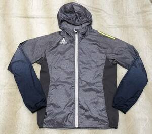 ☆adidas☆アディダス ライト ウーブン フーディー ジャケット L グレー系 ナイロン パーカー F44140