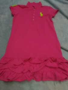 POLO RALPH LAUREN Polo Ralph Lauren Mini Polo One-piece / L (12-14) lady's / Kids pink 