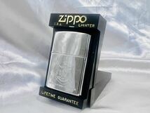 即決 ZIPPO KINGDOM OF HAWAII-COAT ARMS 火花確認済 ジッポー ハワイ オイルライター ヴィンテージ シルバーカラー 箱付◆ZI-1_画像1