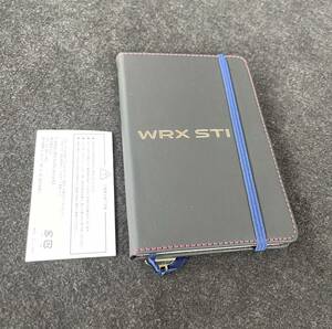  new goods unused Subaru WRX STI memo pad W-6354