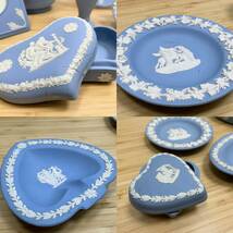 ９点＋１点（おまけ）【まとめ売り】　ウェッジウッド　WEDGWOOD ジャスパー　ブルー　プレート　_画像9