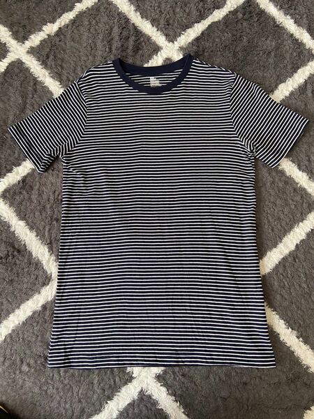 H&M ボーダーTシャツ　美品　メンズ