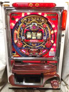 【レア・レトロ】三共 フィーバーキングII(保留連チャンフィーバー機)循環加工済みパチンコ実機 家庭用電源対応