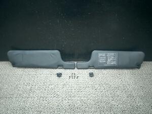 ☆H2年 フェアレディZ 300ZX Tバールーフ GZ32 サンバイザー 室内用 左右セット バニティミラー付 黒