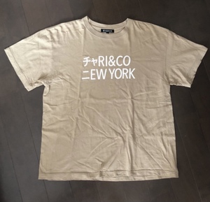 CHARI&CO Tシャツ 日本語 カタカナ 英語 NEWYORK 後藤雄貴 BMX 自転車 好きに も コラボ 多数 人気 ブランド Tee