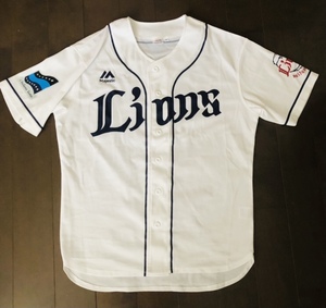 西武 ライオンズ 秋山 翔吾 ユニフォーム 白 ホーム 背番号 55 刺繍 Majestic 製 JERSEY ホワイト SEIBU LIONS NPB 野球 カープ 好きに も