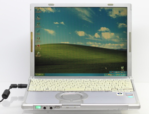 Panasonic Let’s note CF-T8EW6AJR/Core2Duo SU9300/2GBメモリ/HDD80GB/無線LAN/WindowsXP Professional SP2 #0808