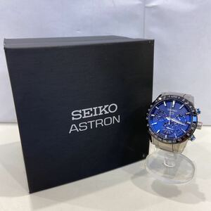 【SEIKO セイコー】5X53-0AE0 ASTRON GPS アストロンGPS メンズ腕時計 ソーラークォーツ シルバー ネイビー 2208oki